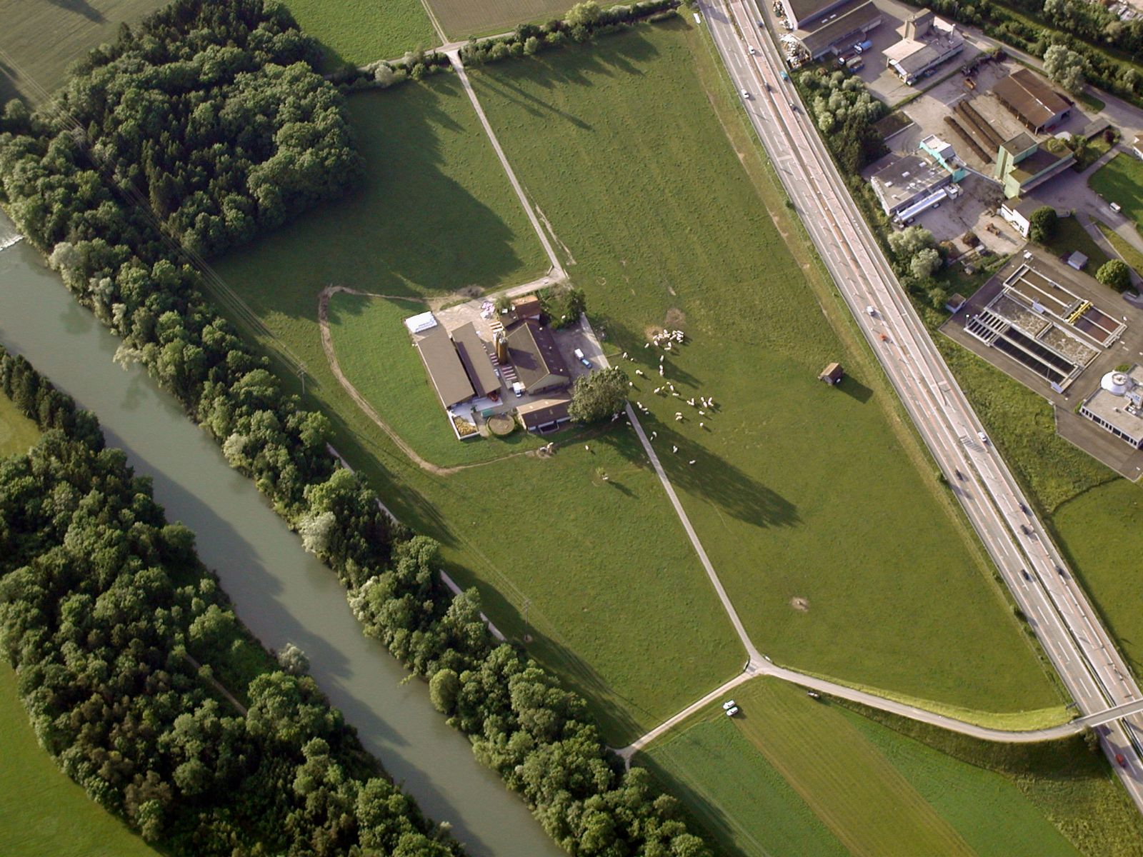 Betrieb von Thomas Butz in den Thurauen